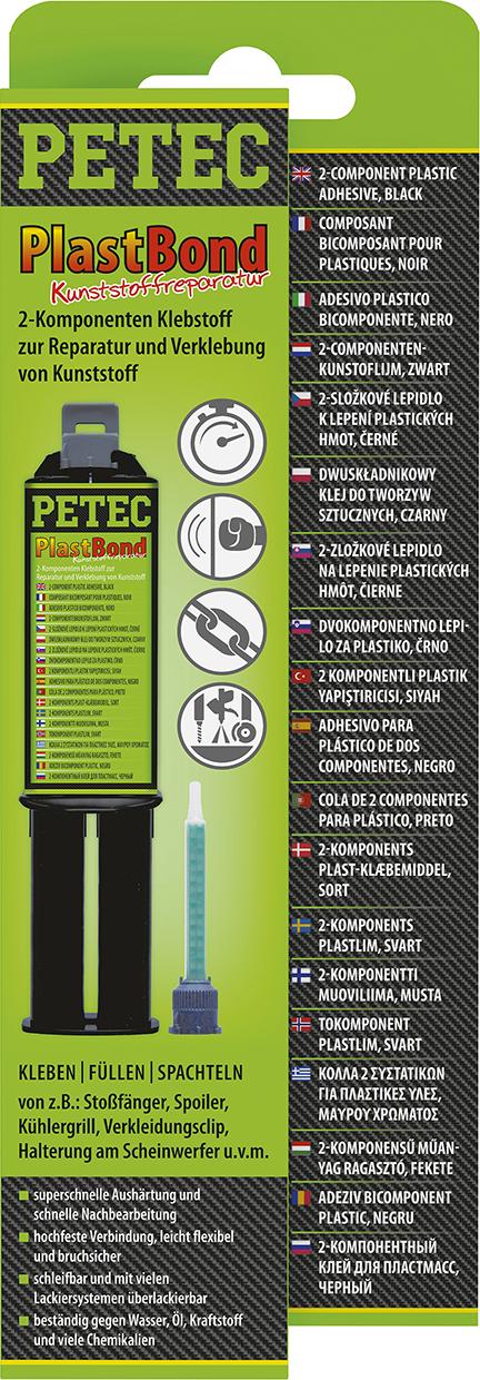 PETEC Dvojzložkové polyuretánové lepidlo 24ml blister