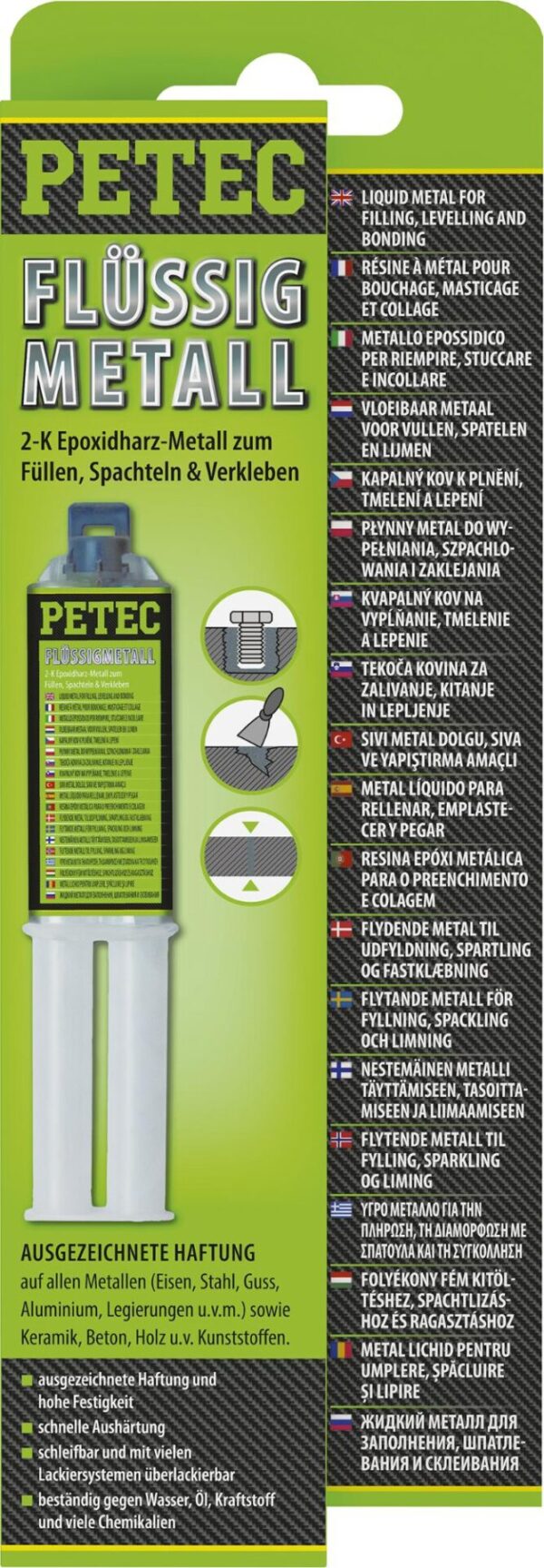 PETEC Tekutý kov 25ml blister