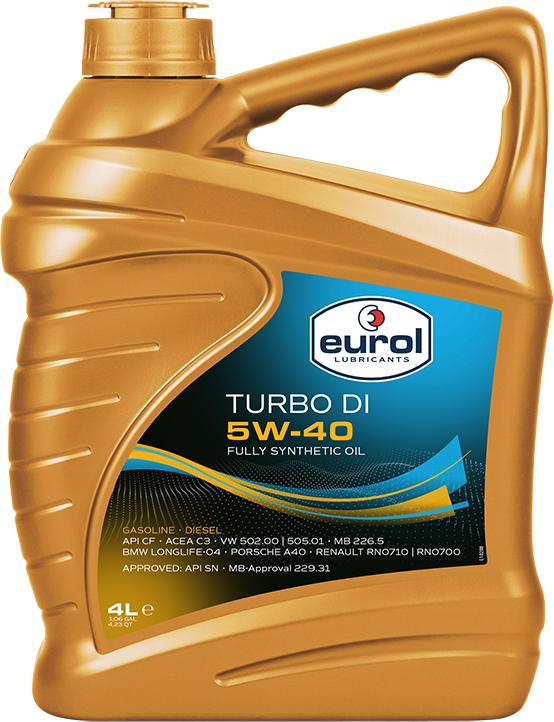 EUROL Turbo DI 5W-40 C3 - 4L