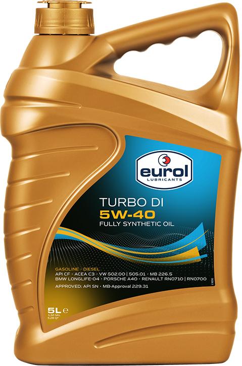 EUROL Turbo DI 5W-40 C3 - 5L