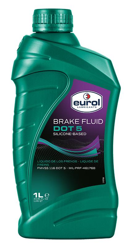 EUROL Brake Fluid DOT 5 (Silicone-based) - 1L