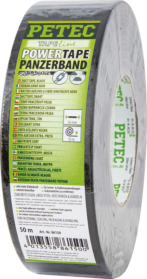 PETEC POWER Tape, lepiaca páska 50m x 50mm čierna