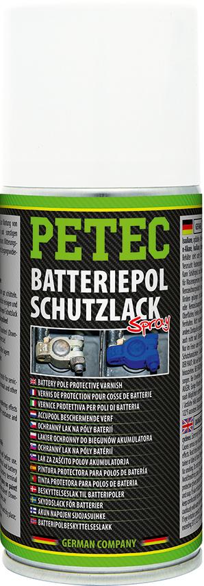 PETEC Ochranný lak pólov batérie v spreji modrý - 150ml sprej