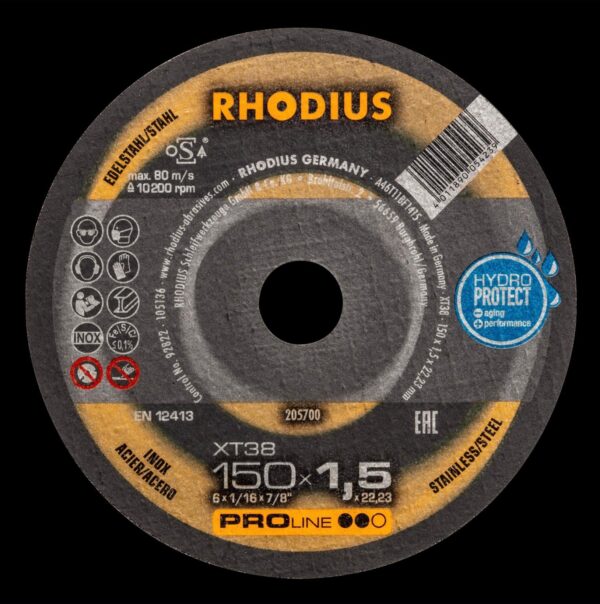 RHODIUS Rezný kotúč XT38 - 150x1,5x22,23mm