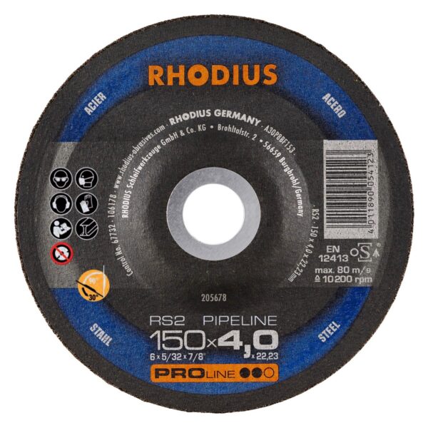 RHODIUS Brúsny kotúč RS2 - 150x4,0x22,23mm